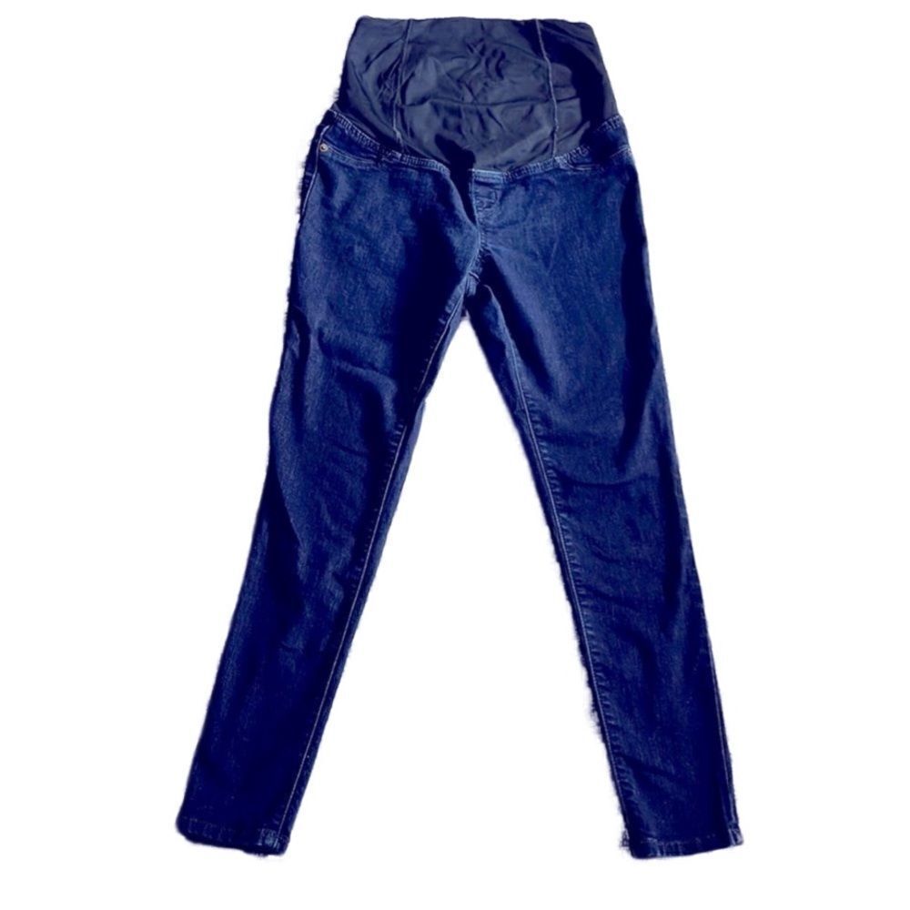 Isabel Maternity by Ingrid & Isabel Dark Blue Denim Maternity Leggings